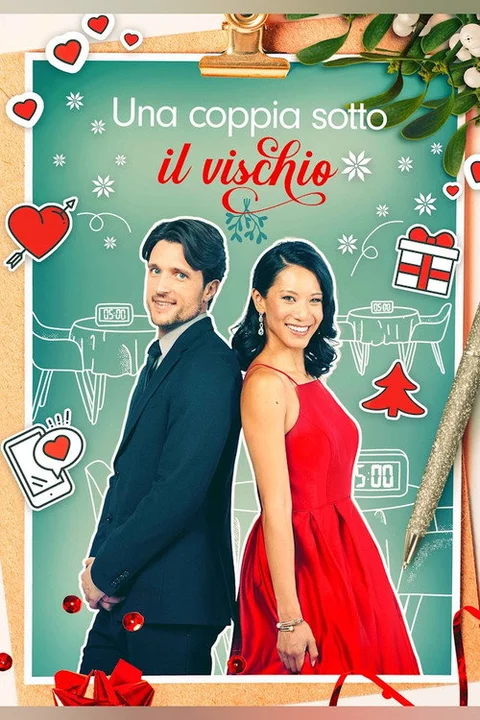 Una coppia sotto il vischio