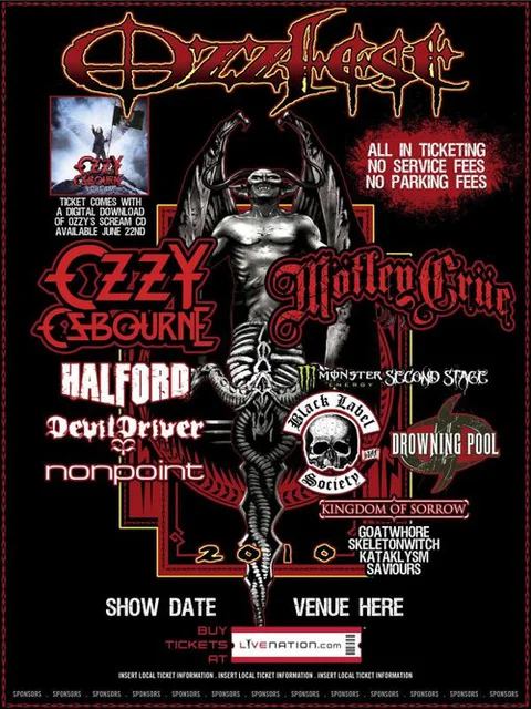 Ozzy Osbourne: Ozzfest UK 2010
